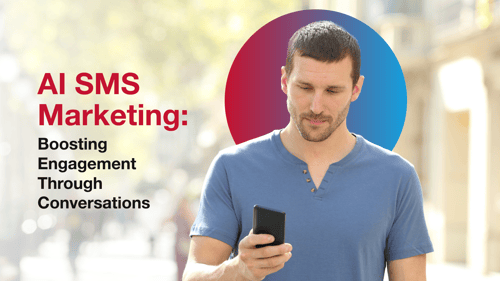 The title of the post: “AI SMS Marketing: Boosting Engagement Through Conversations”