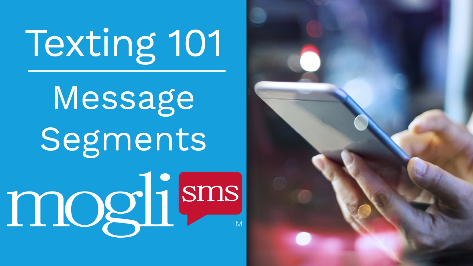 Texting 101 Message Segments - Twitter