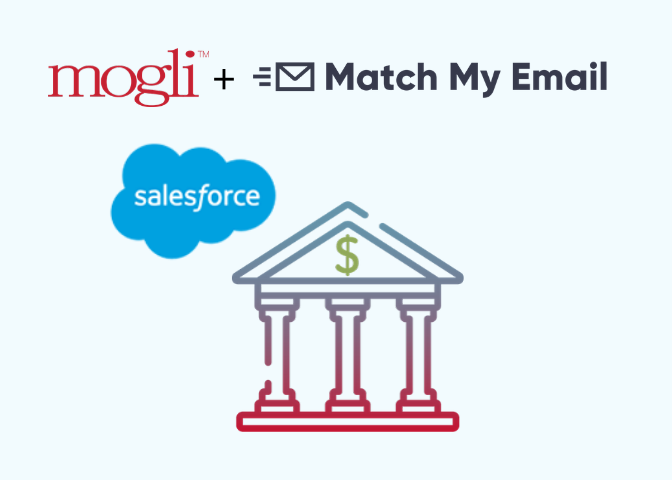 Mogli text messaging + match my email for salesforce financial services cloud and wealth management