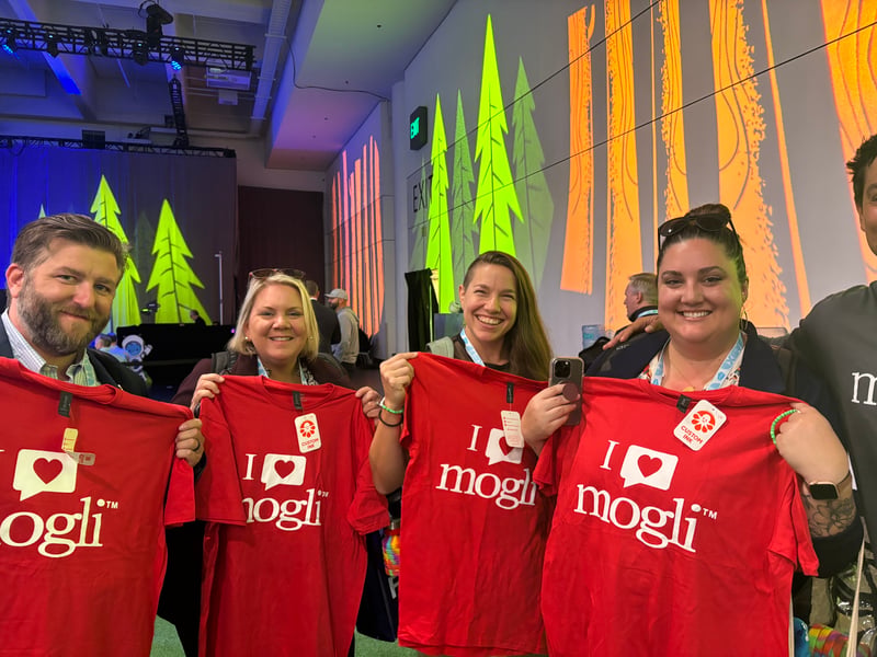 Team Mogli with Red Mogli Shirts Team Mogli with Red Mogli Shirts