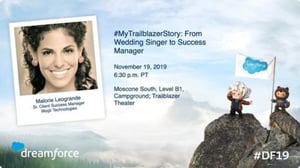 customer success manager at mogli presents at dreamforce salesforce.org lodge