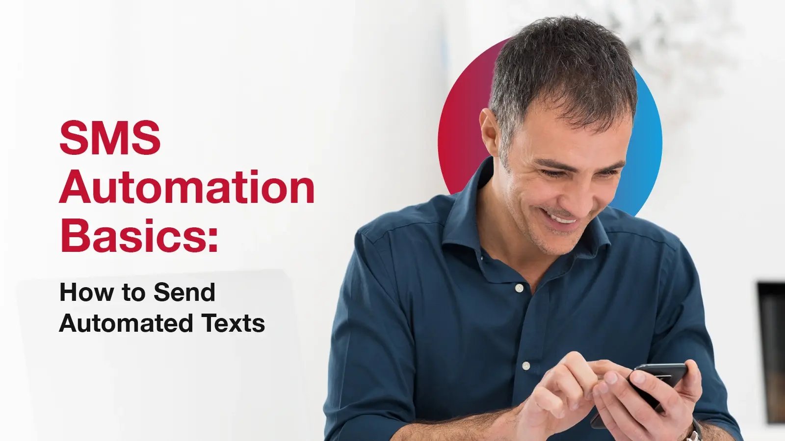 The title of this post, “SMS Automation Basics: How to Send Automated Texts.”