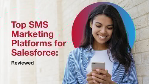The title of the post, “Top SMS Marketing Platforms for Salesforce: Reviewed”