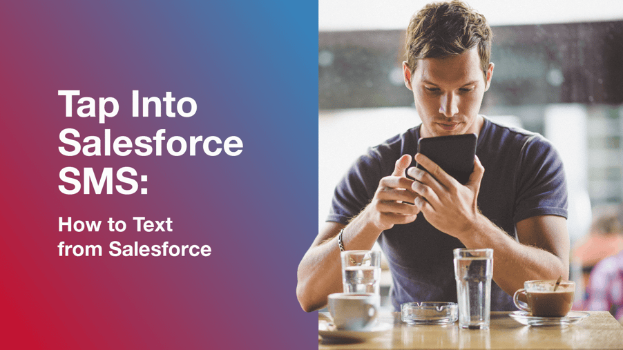 The title of the post, “Tap Into Salesforce SMS: How to Text from Salesforce”