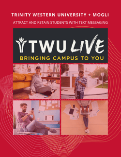 Trinity Western University + Mogli SMS and WhatsApp in Salesforce case study cover