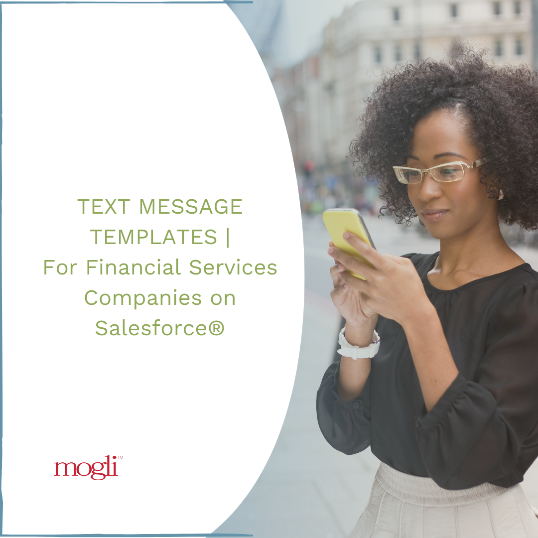 Blog Featured Photo| Text Message Templates | For Financial Services on Salesforce