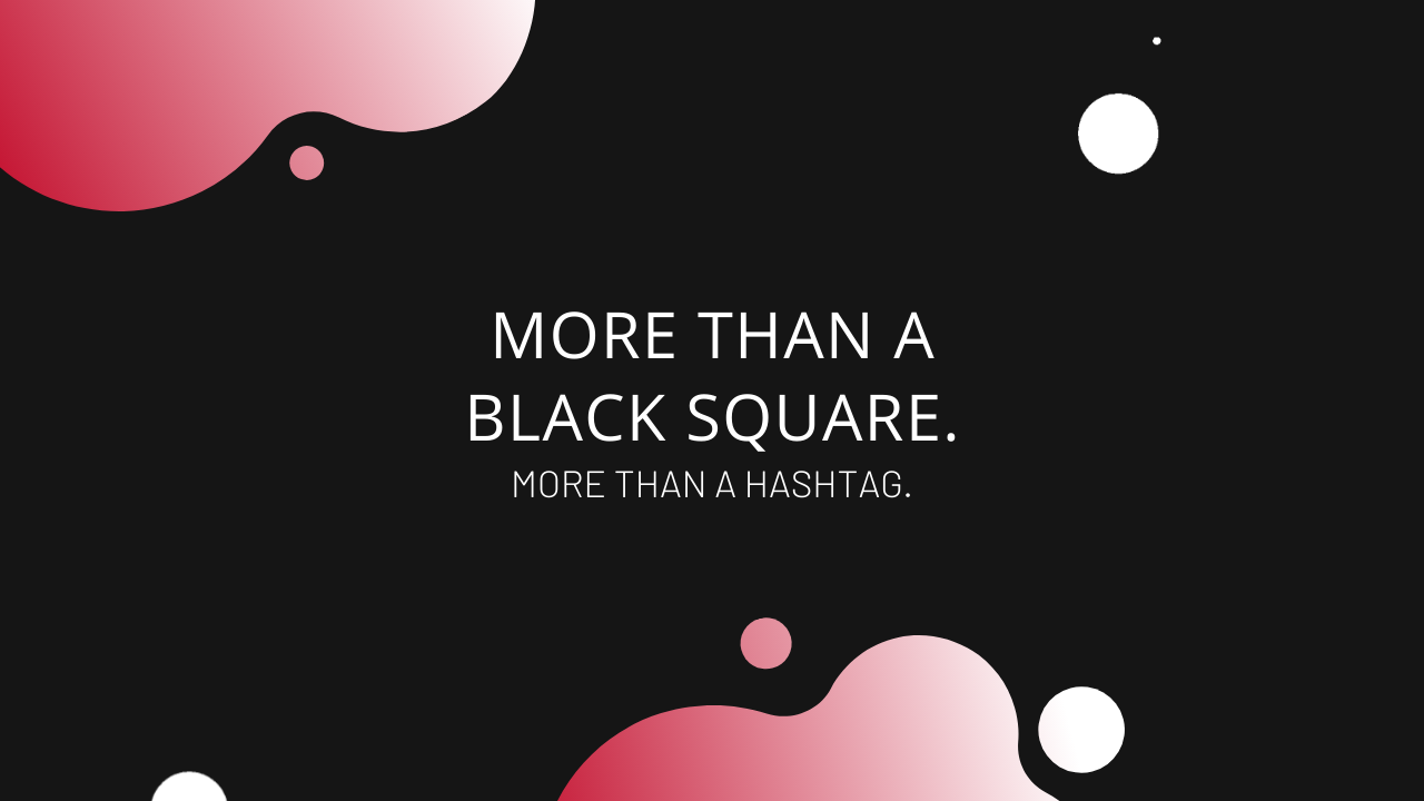 more than a black square, more than a hashtag video thumbnail